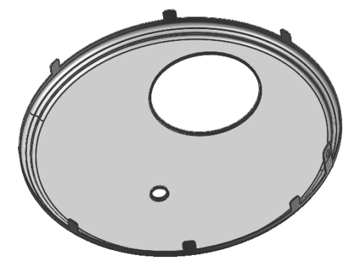 Piastra del sedile isolante