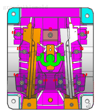 stampo per iniezione di lenti per auto