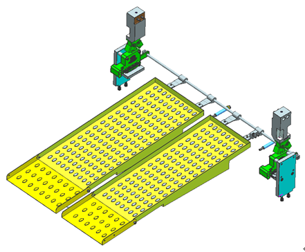 Gestione automatica degli scarti per stampi di stampaggio