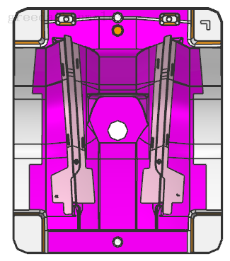 stampo per iniezione di lenti automobilistiche